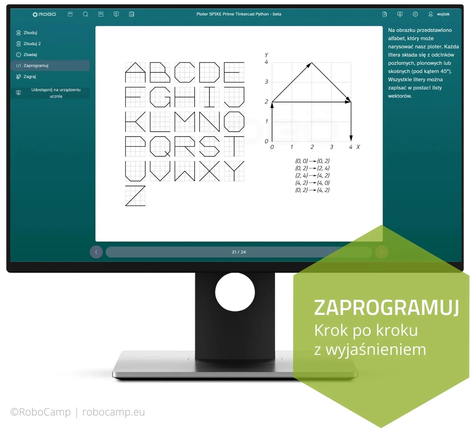 RoboCamp - Kurs programowania LEGO SPIKE Prime dla zaawansowanych